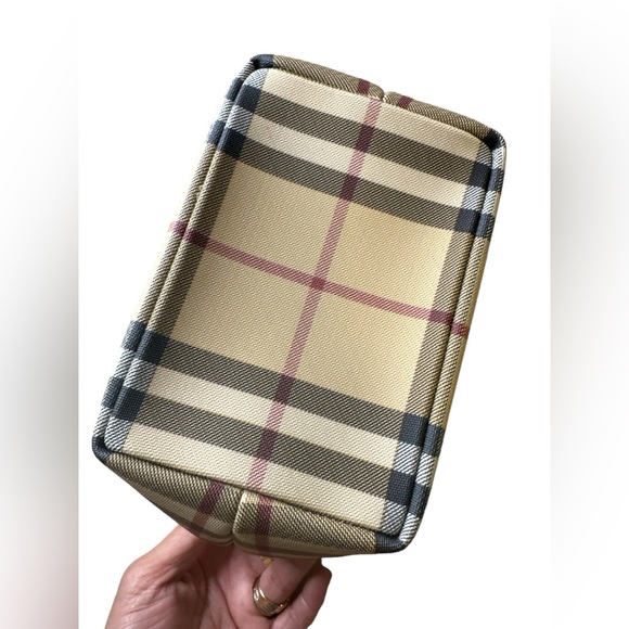 BURBERRY MINI HANDBAG NOVA CHECK PVC 🌟 AUTHENTIC 🌟 - Picture 3 of 11